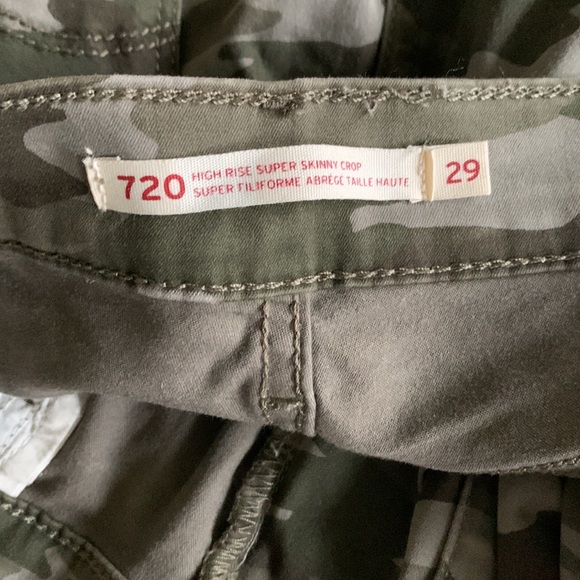 Levi’s 720 Camouflage Jeans Sz29 - Picture 4 of 5